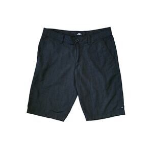 O’Neill Redwood Walker Shorts Men’s Medium Black Twill Chino Classic